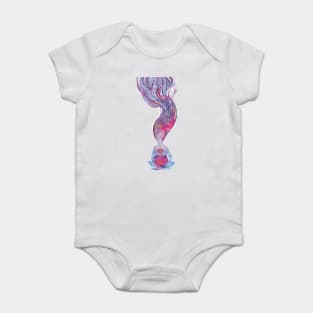 Galaxy yoga Baby Bodysuit